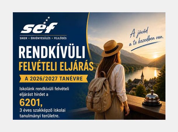 Rendkívüli felvételi eljárás 2026/2027 tanévre